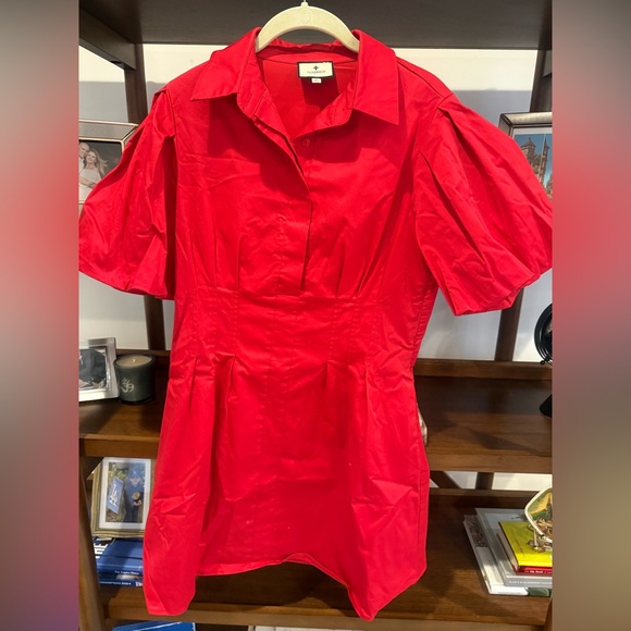 Tuckernuck Red Mini Delaney Dress - Picture 2 of 5